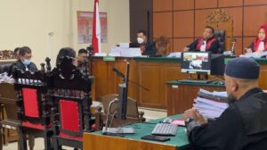 Persidangan putusan kasus HPL Pasir Panjang Indah di PN Tipikor Pontianak