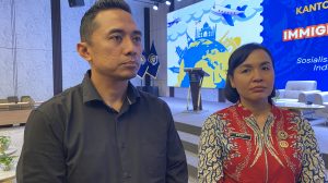 Sosialisasi sistem keimigrasian oleh Imigrasi Pontianak kepada mahasiswa.