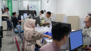 Sam Fernando Imigrasi Pontianak saat memberikan arahan integritas pegawai