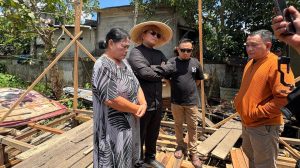 Sujiwo tinjau pembangunan rumah warga Kubu Raya