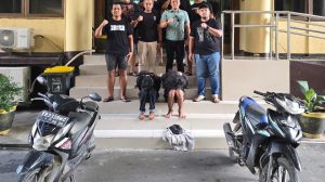 Petugas Polda Kalbar mengamankan pelaku curanmor di Pontianak