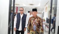 Ria Norsan bersama Menko Pangan Zulkifli Hasan dalam kunjungan kerja di Kalimantan Barat.