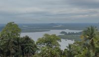 Pemandangan Bukit Cinta Alam Batu Ampar di Kabupaten Kubu Raya.