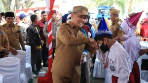 Ria Norsan mencanangkan BBGRM XXIII Tahun 2026 di Kabupaten Kubu Raya.