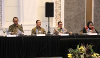 Ria Norsan menghadiri RUPS PT Askrida di Jakarta.