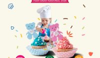 Anak menghias cupcake di Borneo Hotel Pontianak