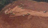 Dugaan aktivitas galian batuan untuk material timbunan PT KAN di Sanggau