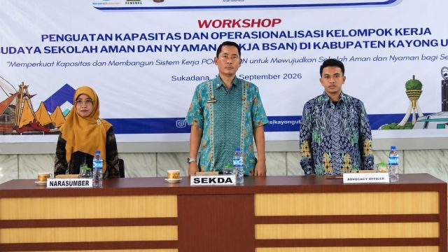 KREASI Kayong Utara memperkuat Pokja BSAN untuk sekolah aman dan nyaman