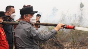 Gubernur Kalimantan Barat Ria Norsan membahas dukungan penanganan karhutla di Kalimantan Barat