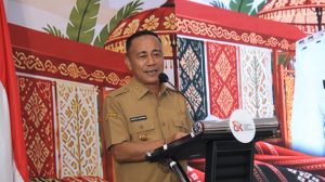 Krisantus Kurniawan menyampaikan dukungan pembiayaan KUM Peduli untuk membantu pelaku UMKM Kalimantan Barat.