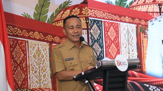 Krisantus Kurniawan menyampaikan dukungan pembiayaan KUM Peduli untuk membantu pelaku UMKM Kalimantan Barat.