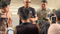 Kuasa hukum dan Direktur PT Dua Pilar Askara Amerta menyampaikan perkembangan laporan dugaan investasi proyek Mie Gacoan di Polda Kalbar.