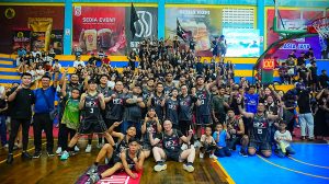 HFX Basketball menghadapi Benua Akcaya Warrior pada final kategori senior putra Walikota Cup Pontianak 2026 Season 2.