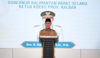 Gubernur Kalimantan Barat Ria Norsan membahas penguatan ekonomi dan keuangan syariah di Kalimantan Barat.