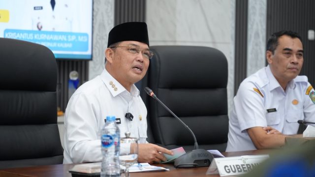 Ria Norsan rapat bersama tujuh pakar bahas mitigasi karhutla Kalbar.